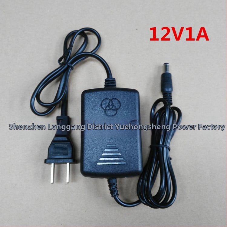 Napájací adaptér pre kameru dohledu s IC riešením, dvojžilový, 12V 1A