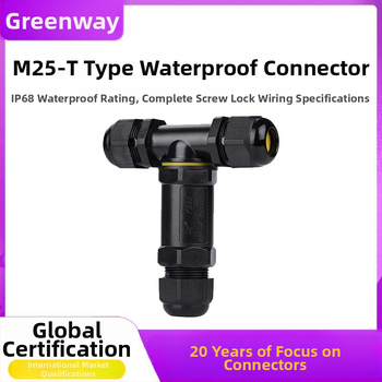 Káblový konektor M685, IP68 vodeodolný a prachotesný, M25, 1 vstup - 2 výstupy