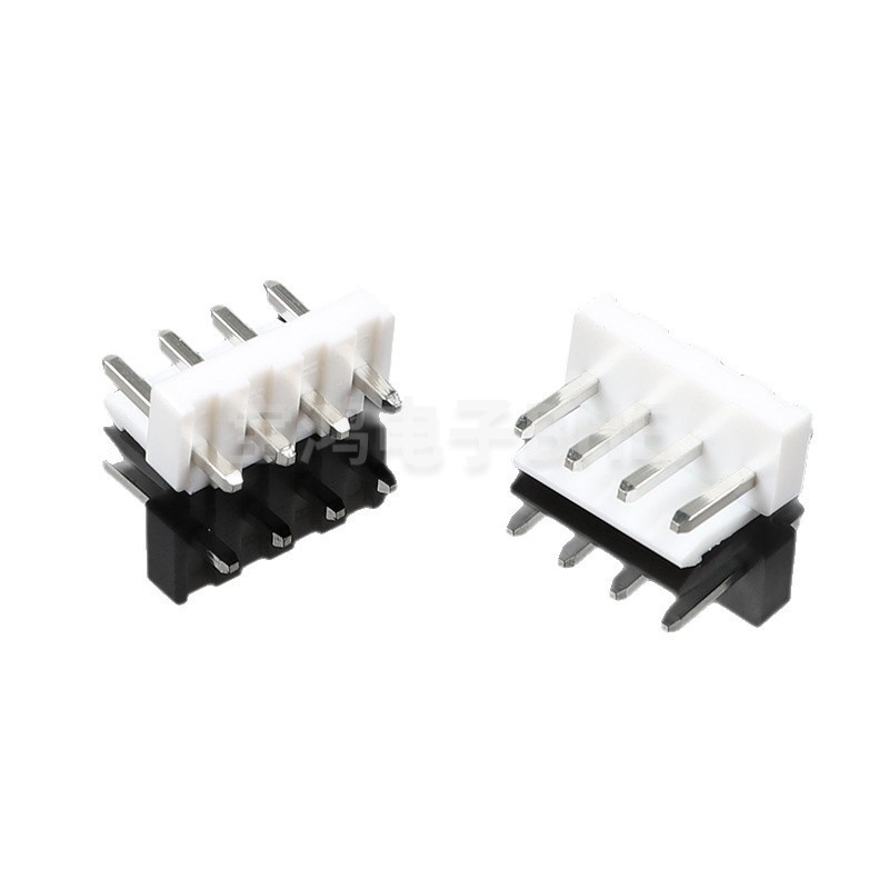 VH3.96 konektor, VH-2P3P4P rovný pinový konektor — zásuvka, rozstup 3.96 mm, terminál