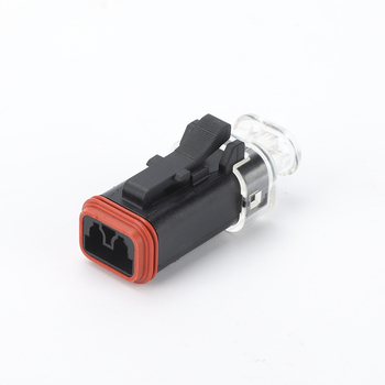 HT06-2S-LED automobilový vodotesný konektor, 2-pólový, samčie a samičie