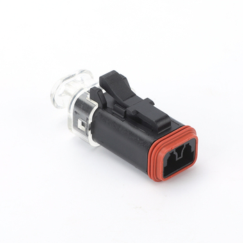 HT06-2S-LED automobilový vodotesný konektor, 2-pólový, samčie a samičie