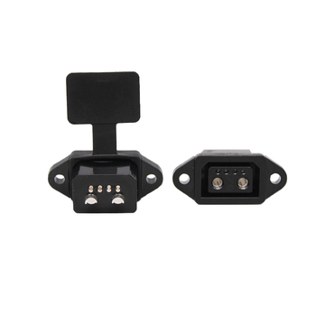 Vysoko výkonná nabíjacia zásuvka pre lítiovú batériu elektrického vozidla, 6‑pin samičí konektor, usporiadanie 2+4, kábel na vybíjanie