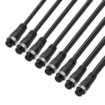M16 konektor, letecký plug 2-10P, mužský a ženský spoj, IP67 vodotesný, GX16 napájací kábel