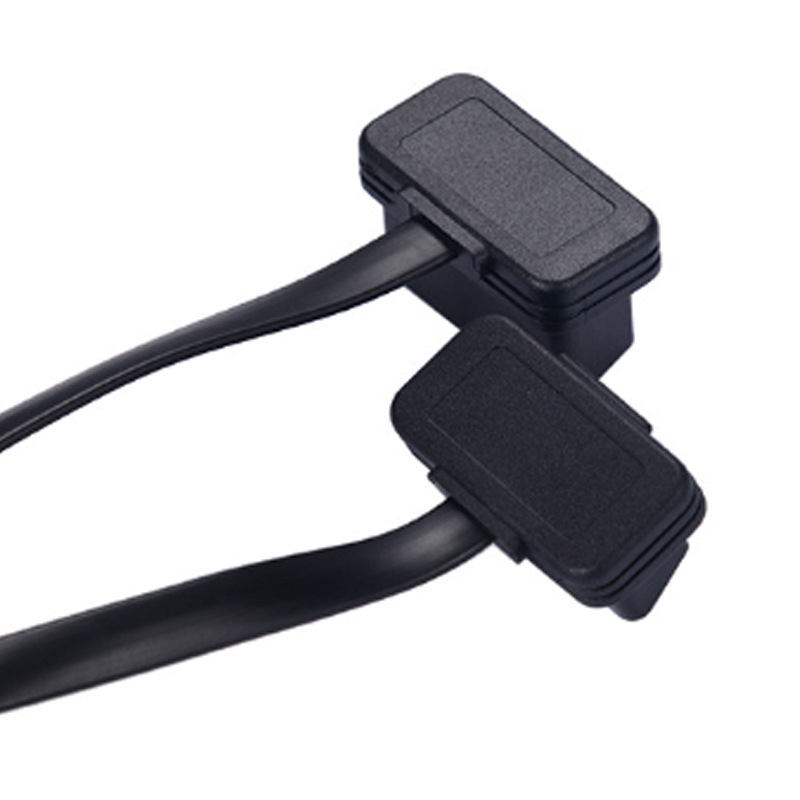 8-žilový OBD2 predlžovací kábel pre auto – samica a samec konektory