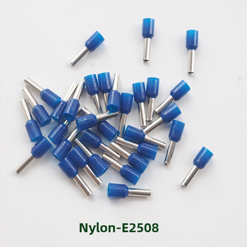 Predizolovaný trubkový terminál, kontakt ihlového tvaru, európsky nylonový trubkový krimp terminál, 2,5 mm²