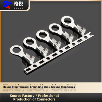 Zemniaci kruhový terminál, krimpovací typ, O-typu / R-typu, priemer 2,6–5,2 mm