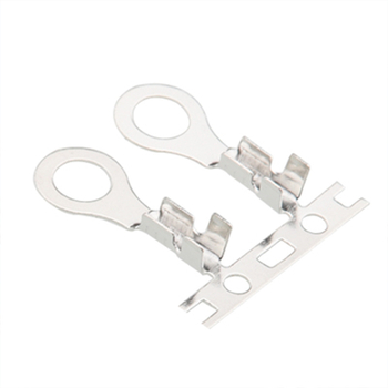 Zemniaci kruhový terminál, krimpovací typ, O-typu / R-typu, priemer 2,6–5,2 mm