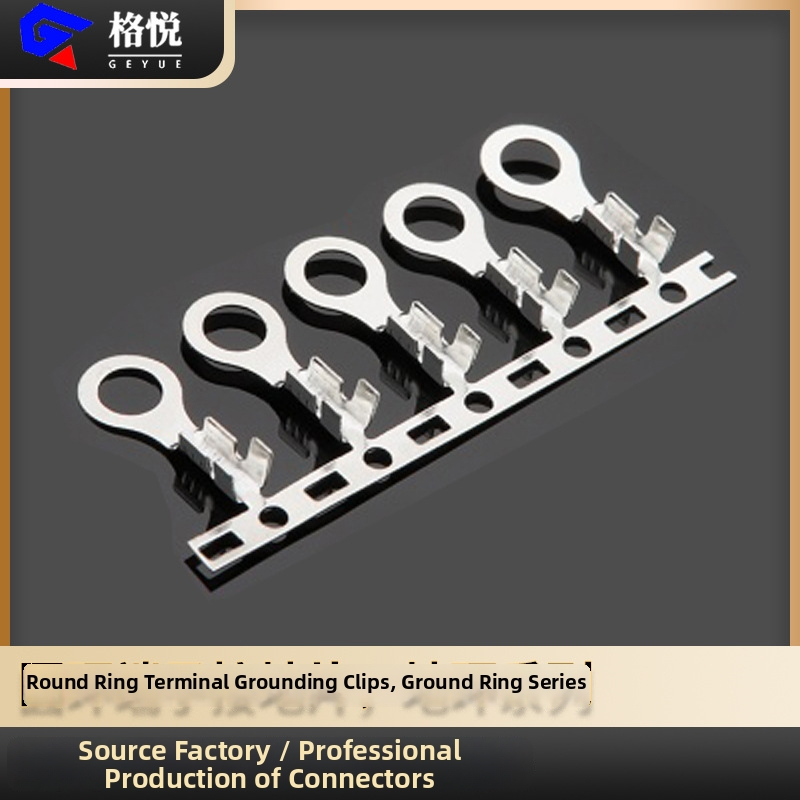 Zemniaci kruhový terminál, krimpovací typ, O-typu / R-typu, priemer 2,6–5,2 mm