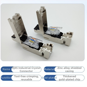 RJ45 Ethernet konektor kompatibilný so Siemens Crystal Head, 4 jadier, 1BB10 zástrčka