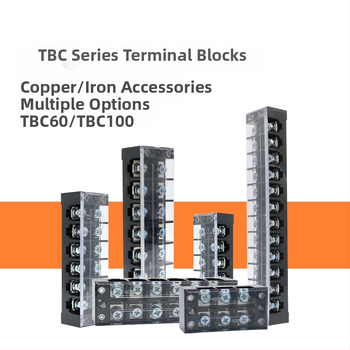 TBC-6010 Terminálny blok TB10012 pevný terminálny panel 60A/100A meďové súčasti