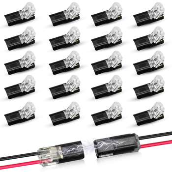CNHH LED plug-in konektory pre vodiče pre rýchle pripojenie (20/30/40/50 ks)