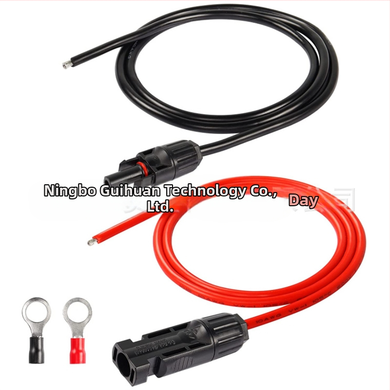 MC4 predlžovací kábel pre solárny fotovoltický systém, sada MC4 konektorov 5,3 mm²