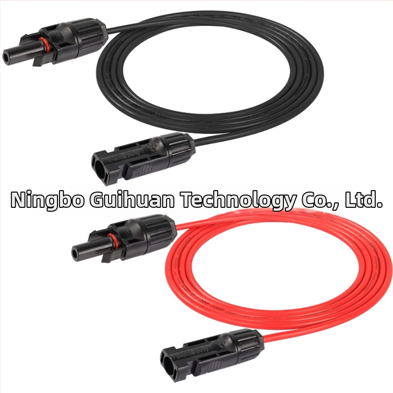 MC4 predlžovací kábel pre solárny fotovoltický systém, sada MC4 konektorov 5,3 mm²