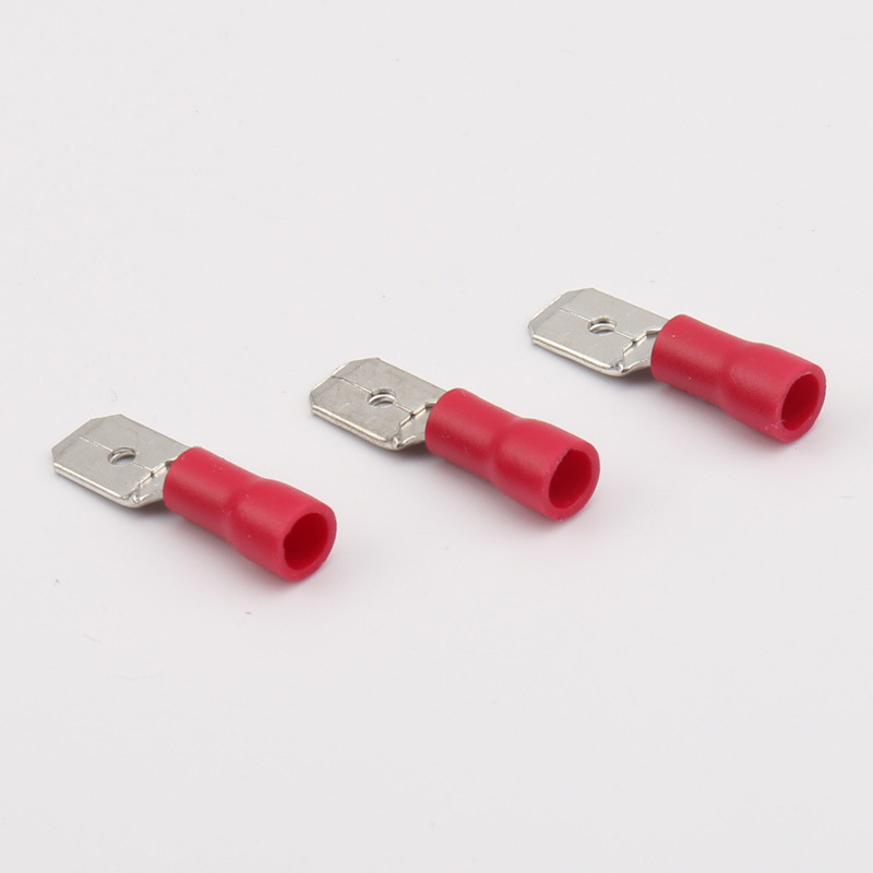 Tuonetong MDD1.25-250 predizolovaný krimp terminál 6.3 mm čepeľ