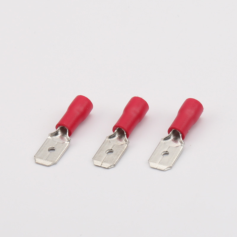 Tuonetong MDD1.25-250 predizolovaný krimp terminál 6.3 mm čepeľ