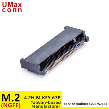4.2H M.2 NGFF 67P 75PIN B-key komunikačný modul konektor pre nabíjaciu stanicu vozidiel