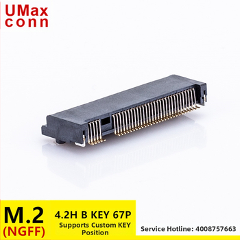 4.2H M.2 NGFF 67P 75PIN B-key komunikačný modul konektor pre nabíjaciu stanicu vozidiel