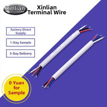 Biely napájací kábel H03VV-F, 4×0,5 mm², kábel pre pripojenie k nabíjacej stanici