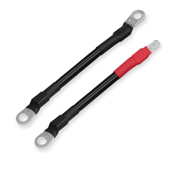 SC16-6 Kábel pre batériu v automobilu, prierez 16 mm², kábel na pripojenie k nabíjacej stanici, meďový konektor 25 mm², opletený trubkový plášť
