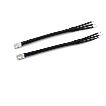 SC16-6 Kábel pre batériu v automobilu, prierez 16 mm², kábel na pripojenie k nabíjacej stanici, meďový konektor 25 mm², opletený trubkový plášť