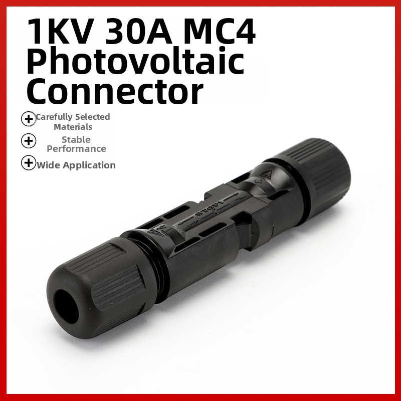 MC4 fotovoltický konektor, vodotesný pre solárne panely, 1 kV 30 A, samec a samica