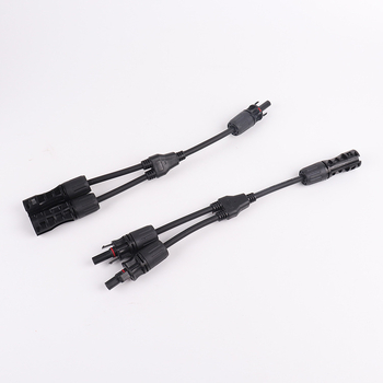 Baoman MC4 fotovoltaický konektor, Y-typ, 3-cestný, 1 vstup a 2 výstupy, vodotesný do 1500V
