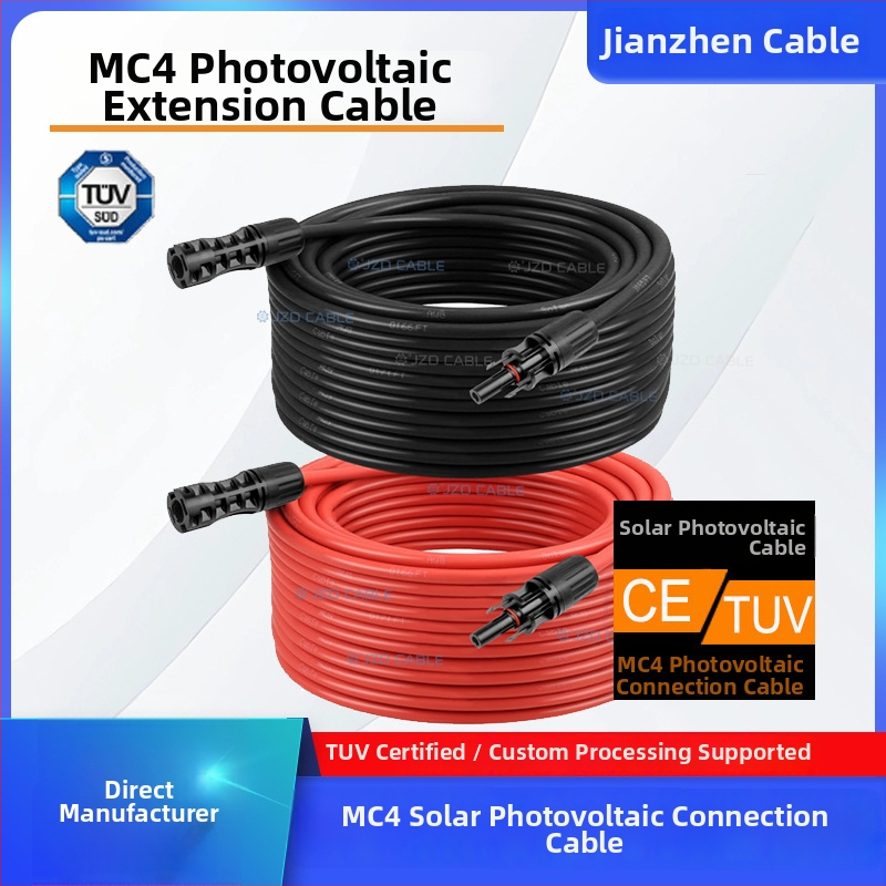 TÜV certifikovaný fotovoltický predlžovací kábel PV1-F 4 mm² MC4 kábel pre solárne panely