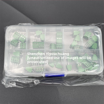 50 kusov DG308 terminálnych blokov KF128, rozteč 2,54 mm, PCB skrutkový typ, sada 2/3/4 pólov