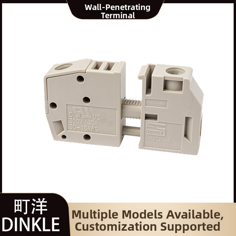 Dinkle PPACN-4 PCB terminál cez stenu