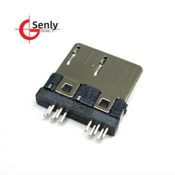 Micro USB 3.0 10-pínový samčí konektor pre dátový kábel, vertikálny MK konektor pre rýchle nabíjanie