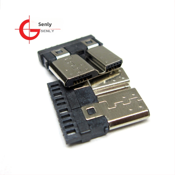 Micro USB 3.0 10-pínový samčí konektor pre dátový kábel, vertikálny MK konektor pre rýchle nabíjanie