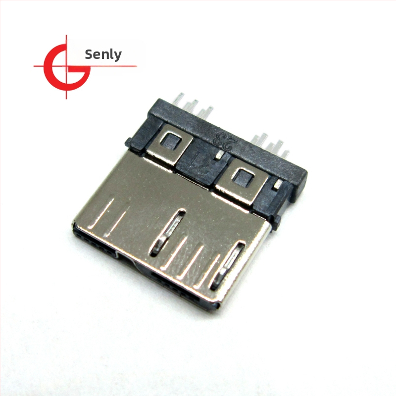Micro USB 3.0 10-pínový samčí konektor pre dátový kábel, vertikálny MK konektor pre rýchle nabíjanie