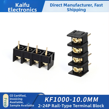 KF1000-10.0 mm terminálny blok, čierny, 2/3/4P, modulárne spojenie