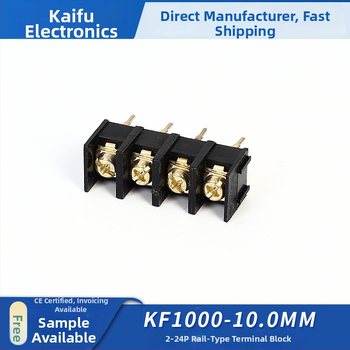 KF1000-10.0 mm terminálny blok, čierny, 2/3/4P, modulárne spojenie