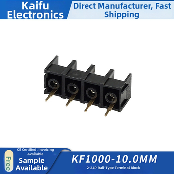 KF1000-10.0 mm terminálny blok, čierny, 2/3/4P, modulárne spojenie