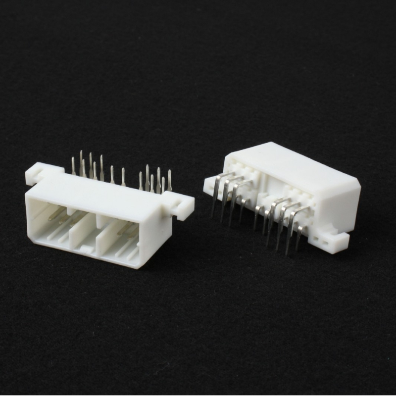 Automobilový PCB pin-header DJ7201-1.8-10AW, 20-pínový ohnutý konektor