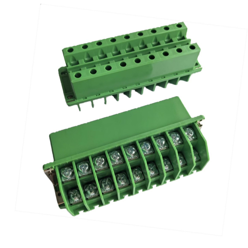 PCB terminal visokog strujnog tipa ograda, zid-prolazni ograda, dvostruki sloj integrirana zaštita releja uz mikroračunalom NX712-9.40 razmak