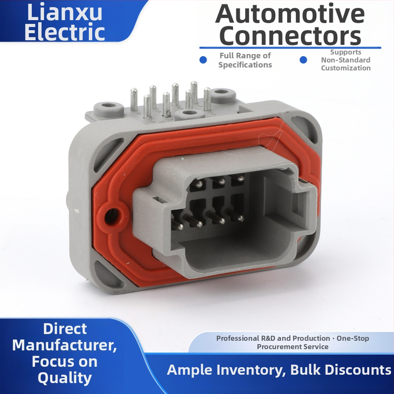 DT13-12PA 12-pínový automobilový konektor s PCB zásuvkou a terminálom