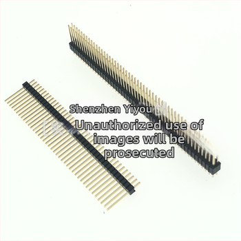 1,27 mm rozteč, jednostranné a dvojradové kolíky, predĺžené rovné kolíky, 1×40P, 2×50P, dĺžka kolíka 11–12 mm, zlatené