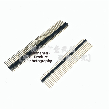 1,27 mm rozteč, jednostranné a dvojradové kolíky, predĺžené rovné kolíky, 1×40P, 2×50P, dĺžka kolíka 11–12 mm, zlatené