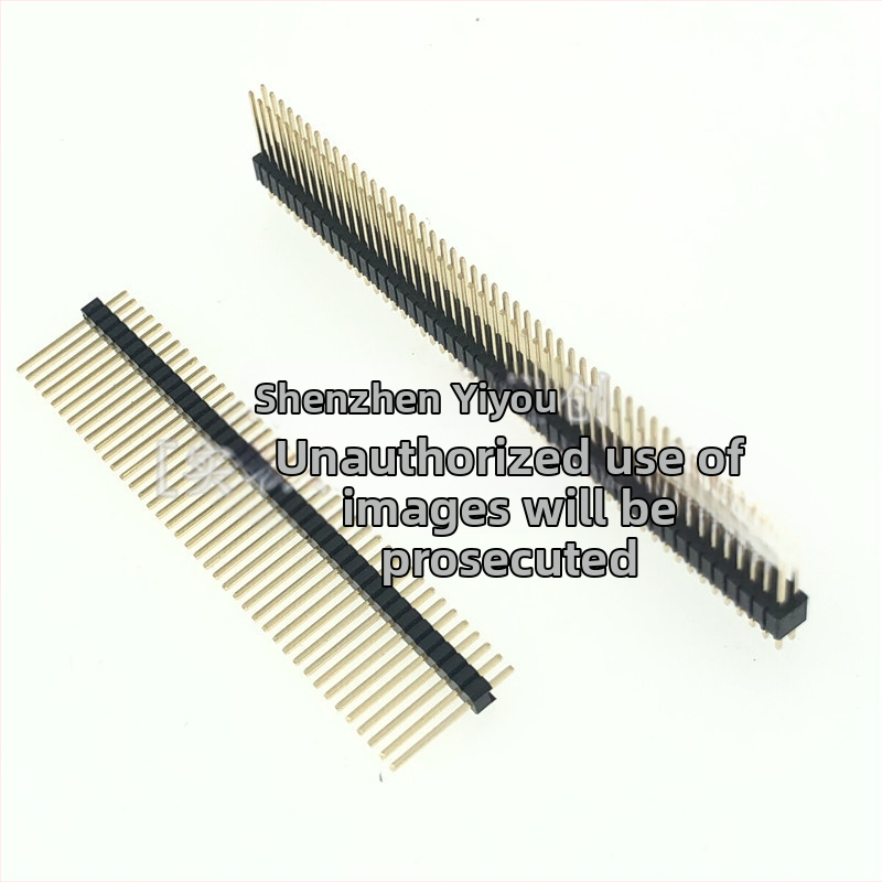 1,27 mm rozteč, jednostranné a dvojradové kolíky, predĺžené rovné kolíky, 1×40P, 2×50P, dĺžka kolíka 11–12 mm, zlatené