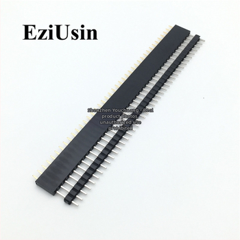 2,54 mm rozteč, 1×40-pin jednoriadový pin so zodpovedajúcim samčím a ženským headerom, balenie 10 ks