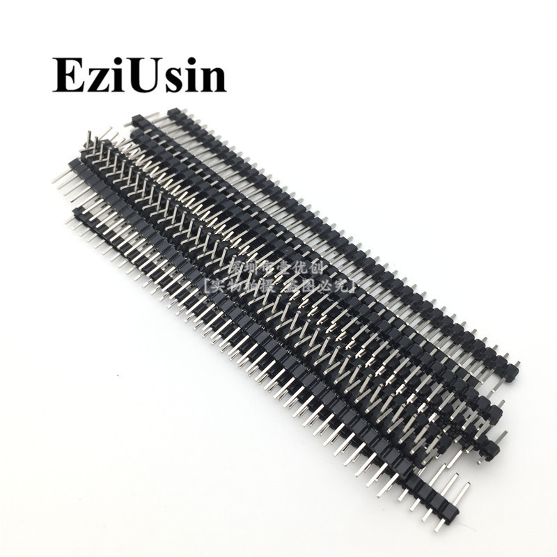 2,54 mm rozteč, 1×40-pin jednoriadový pin so zodpovedajúcim samčím a ženským headerom, balenie 10 ks