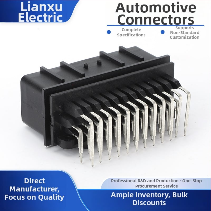 344108-1 344111-1 Dj7362Y-1.8-11-21 36P PCB ohýbaný automobilový konektor