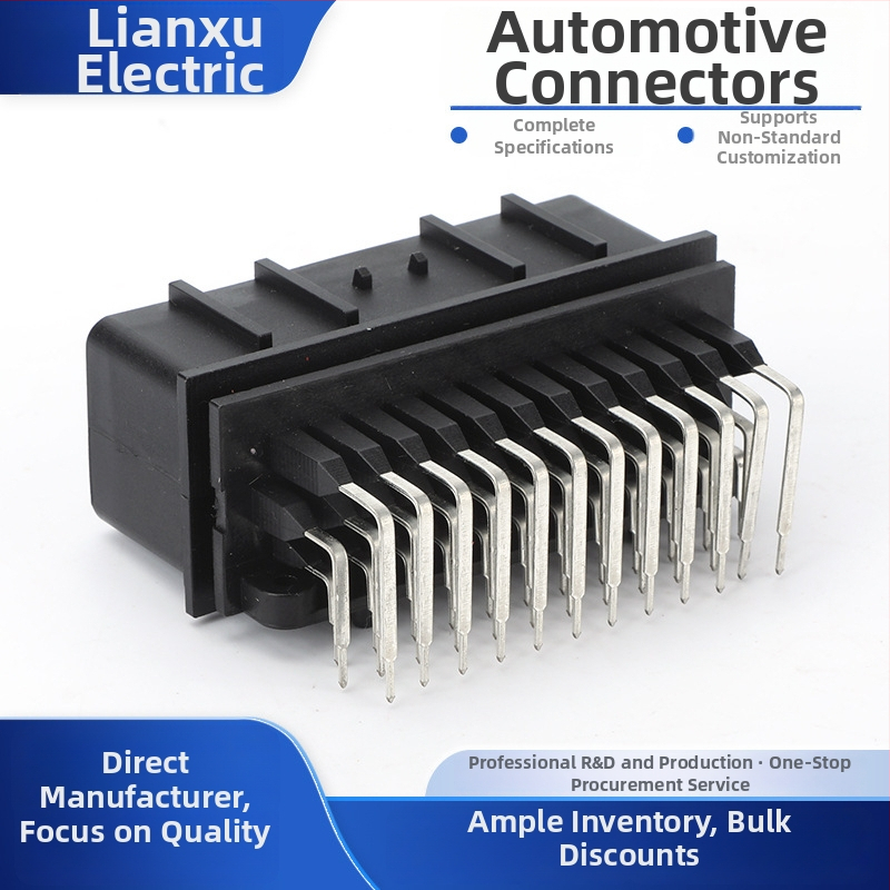 344108-1 344111-1 Dj7362Y-1.8-11-21 36P PCB ohýbaný automobilový konektor