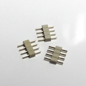 Biely 4-pólový ženský konektor z PPS vysokej teploty, jednoredový alebo dvojradový, rozteč 2.54/2.0/1.27 mm