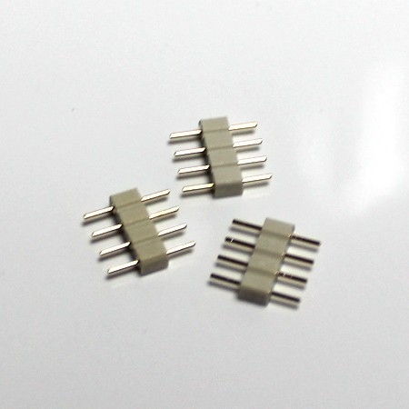 Biely 4-pólový ženský konektor z PPS vysokej teploty, jednoredový alebo dvojradový, rozteč 2.54/2.0/1.27 mm