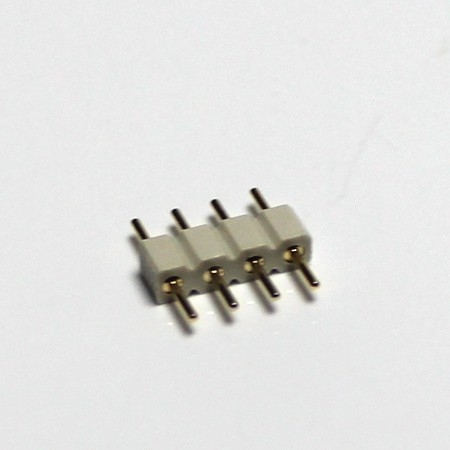 Biely 4-pólový ženský konektor z PPS vysokej teploty, jednoredový alebo dvojradový, rozteč 2.54/2.0/1.27 mm