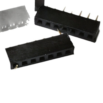 Ženský jednoradový, rovný header s roztečou 2,0 mm, 7 pinov