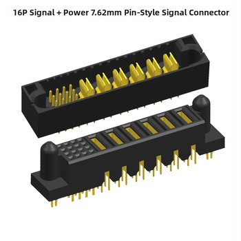 7,62 mm napájanie +16-pin signálny vysokovýkonný konektor doska-na-dosku samica